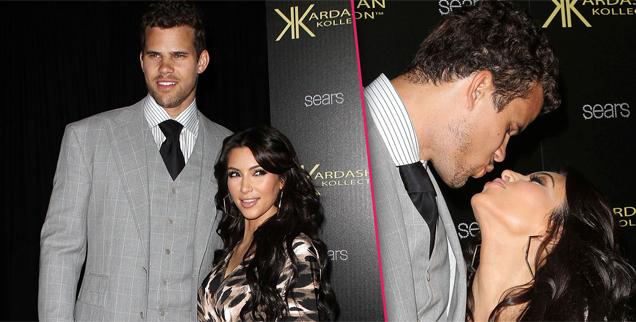 Kris Humphries and Kim Kardashian