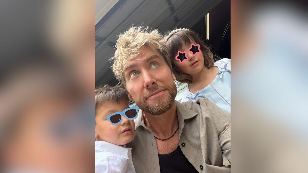 image of Lance Bass said parenting can be challenging.