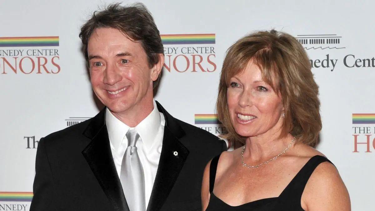 Photo of Martin Short's wife, Nancy Dolman, died from cancer in 2010.