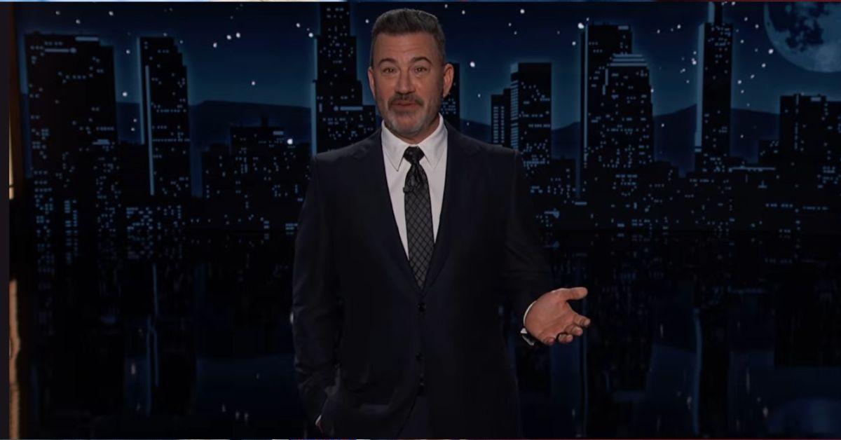 image of Jimmy Kimmel brought up his stellar ratings at the event. 