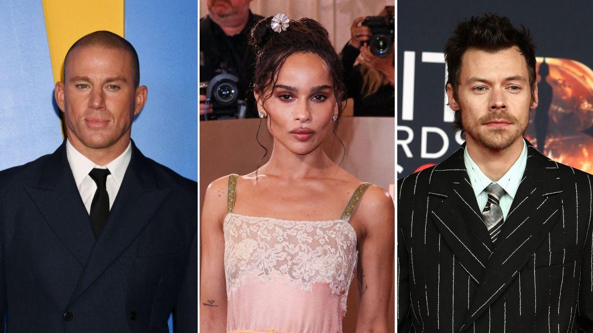 Photo of Channing Tatum, Zoë Kravitz and Harry Styles