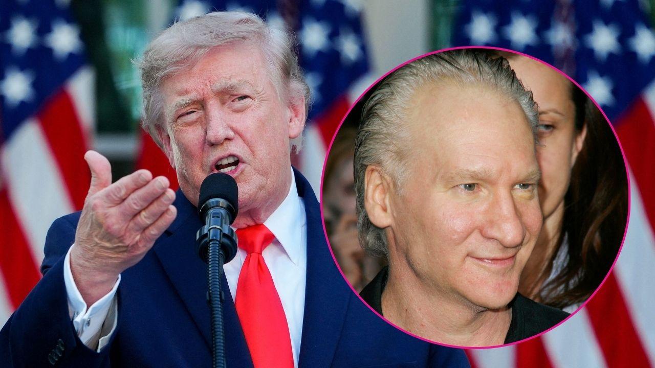 Image of Bill Maher and Donald Trump