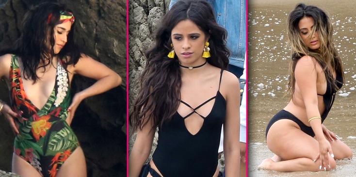 Nearly Naked! Fifth Harmony Spotted Filming A Sexy Music Video In