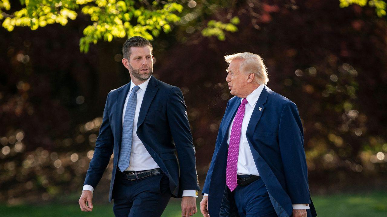 Image of Natalie Harp was also seen speaking with Eric Trump during the event.