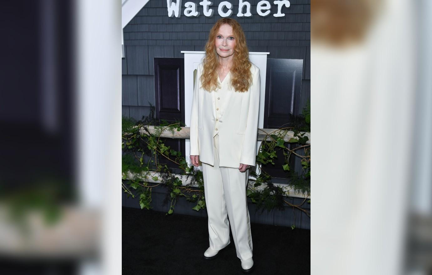 mia farrow celebrates first scripted role  years the watcher