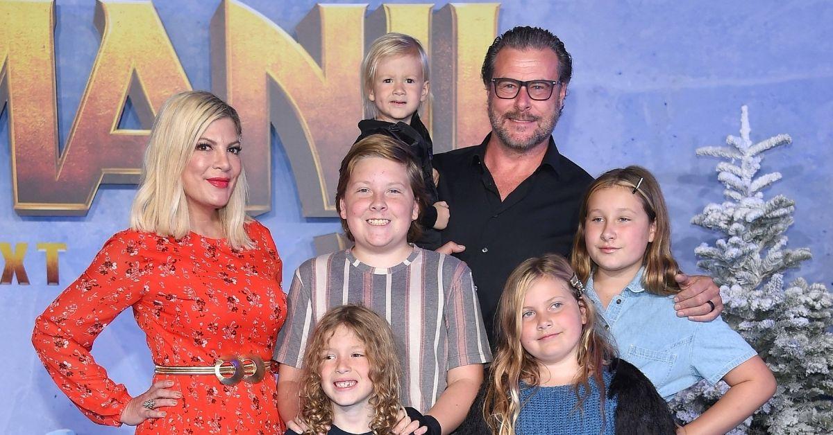 tori spelling contributing childrens christmas present dean mcdermott