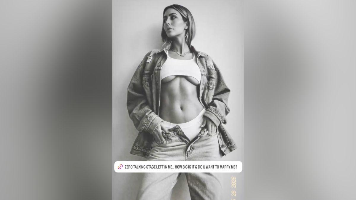 Image of Aubrey O’Day linked to her OnlyFans in a racy X post.