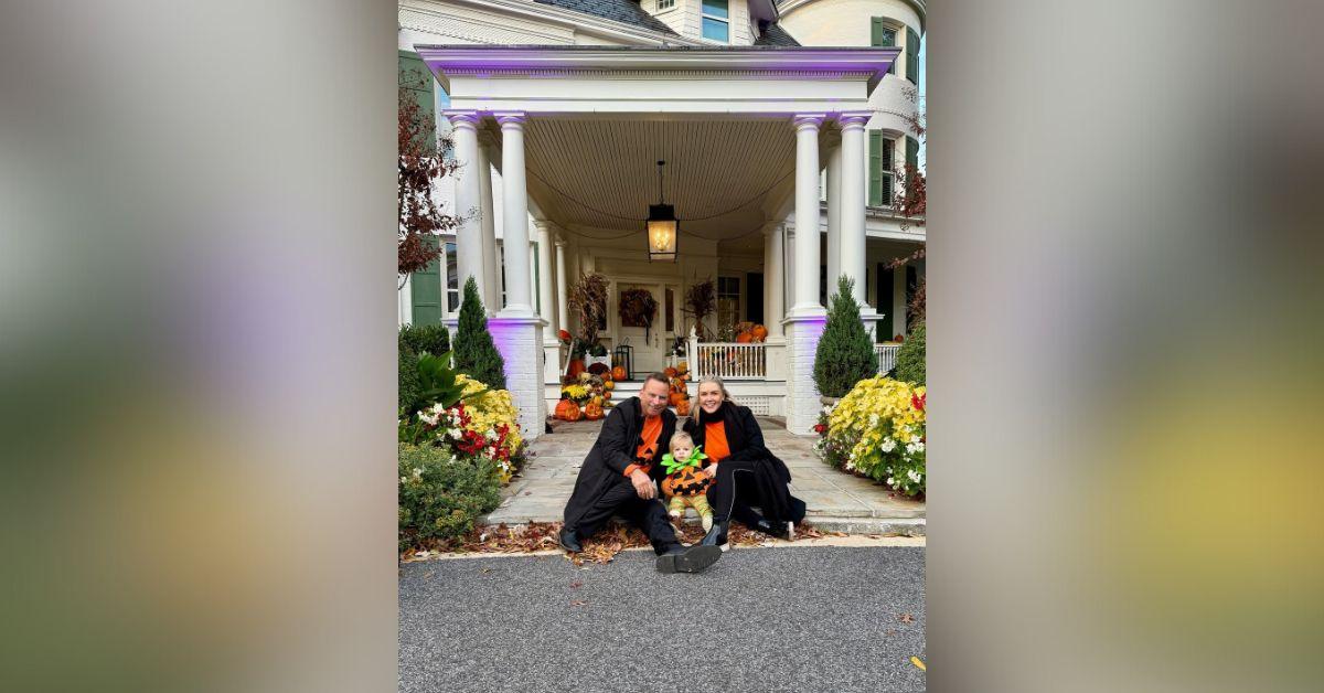 image of Karoline Leavitt shared Halloween photos with her husband and son.