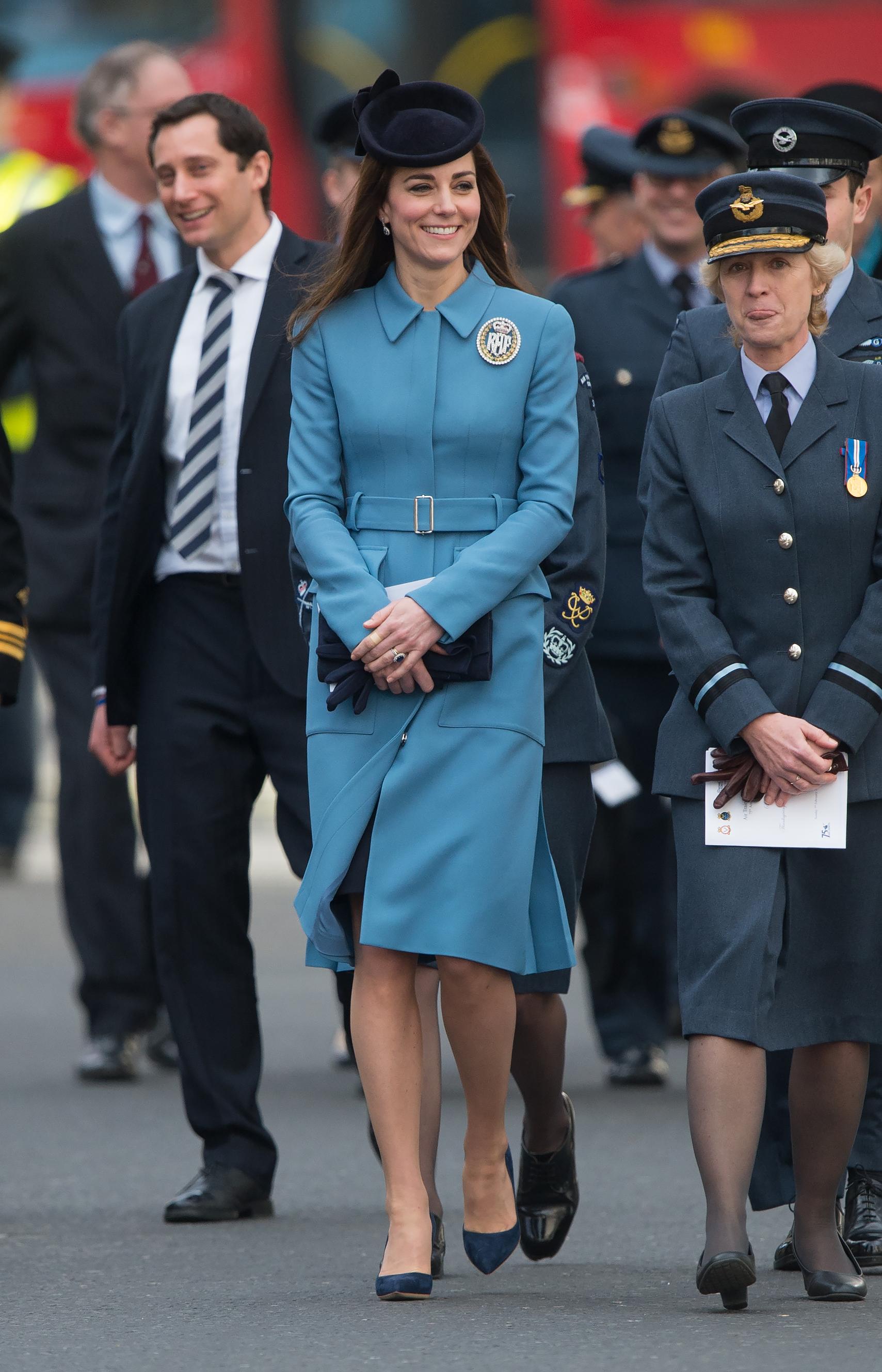 The Duchess of Cambridge Marks 75th Anniversay of RAF Air Cadets