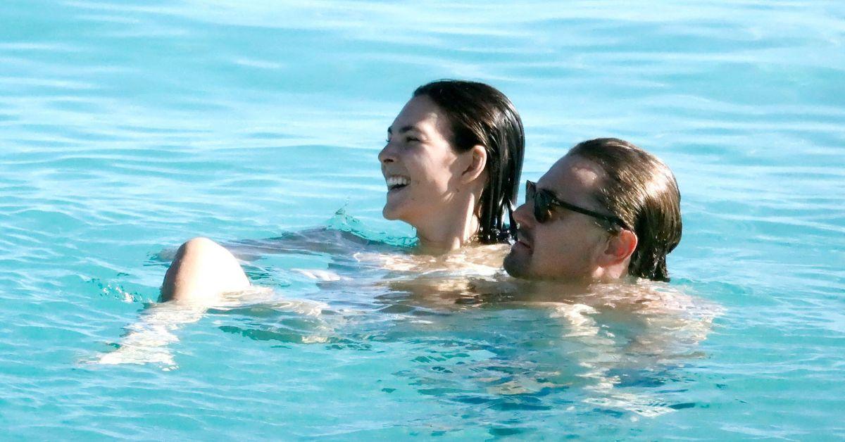 Image of Leonardo DiCaprio is currently dating Vittoria Ceretti.