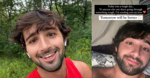 sander jennings reveals going through something navigates love life pp