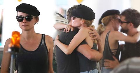 diane kruger joshua jackson breakup airport hugging photos