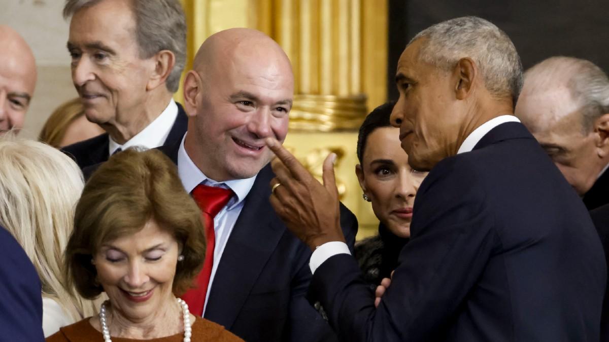 image of Dana White is a fan of Donald Trump. 