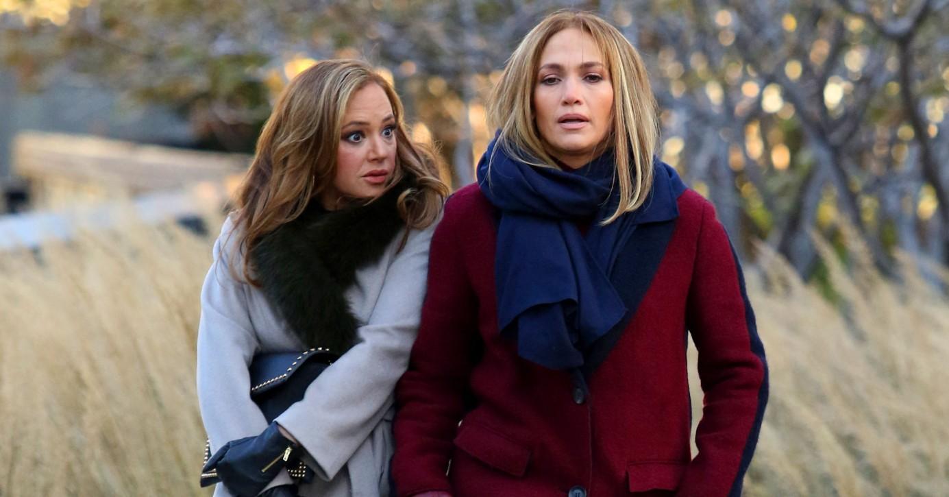 Photo of Leah Remini and Jennifer Lopez. 