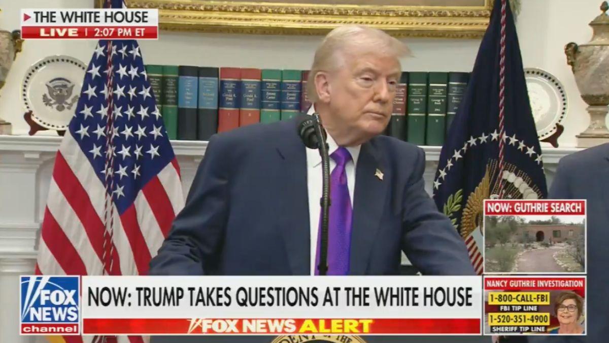 Photo of Donald Trump insisted a racist video posted on his social media page was about 'voter fraud.'