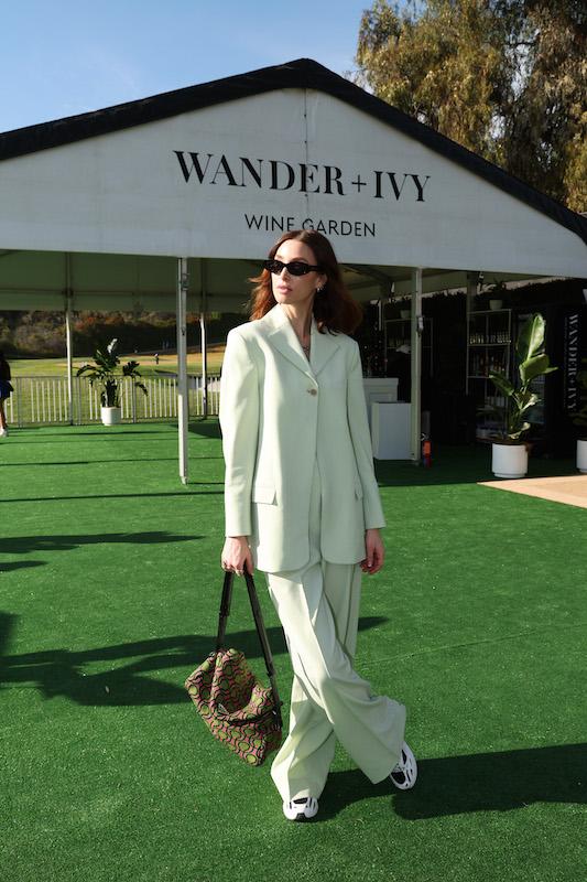 whitney port at the wander ivy garden at the genesis invitational