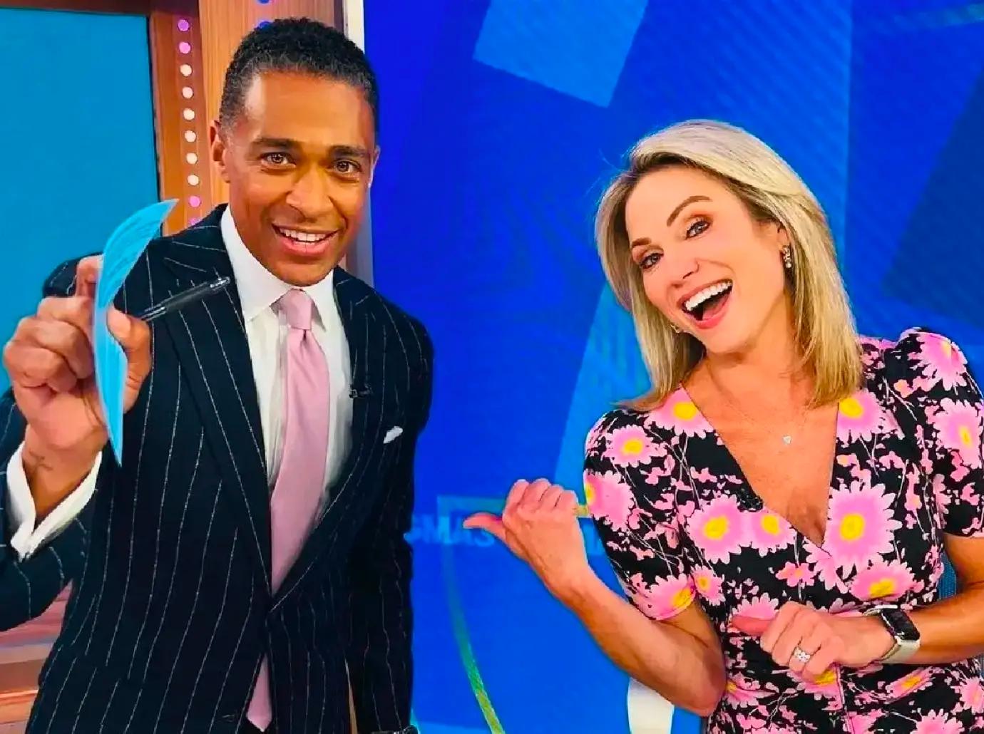 amy robach tj holmes living moment surprised married