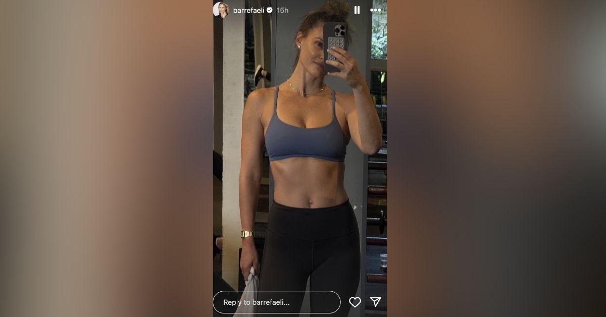 bar refaeli workout routine body confidence
