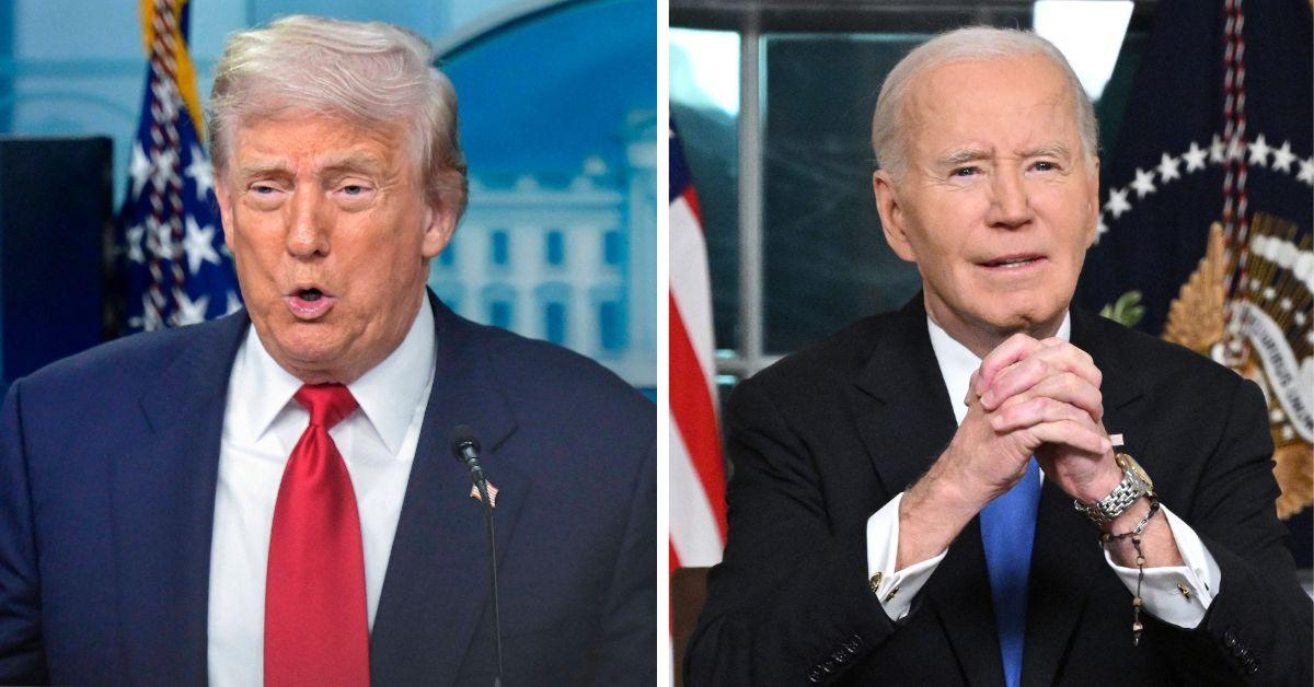image of The president had previously taken a jab at Joe Biden online while brushing off rumors about his death.