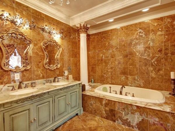 Marble bathroom