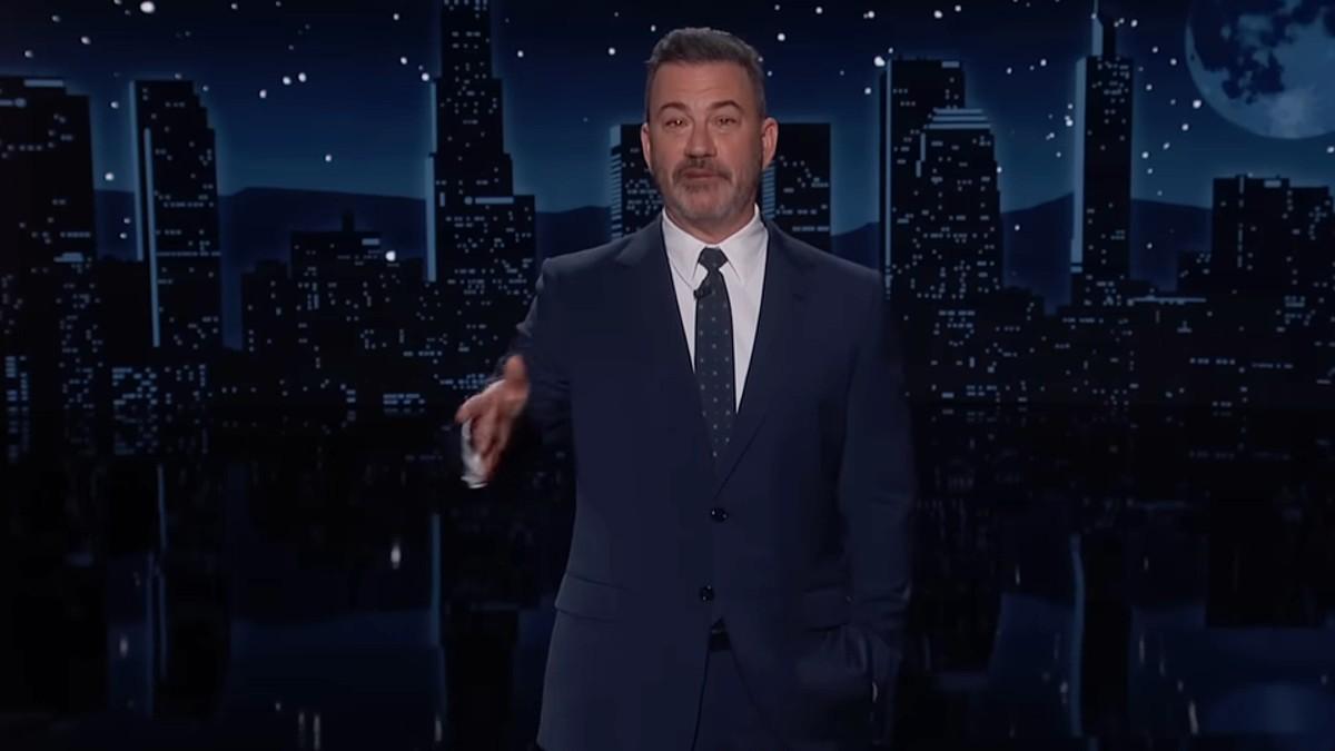 image of Kimmel poked fun at the administration. 