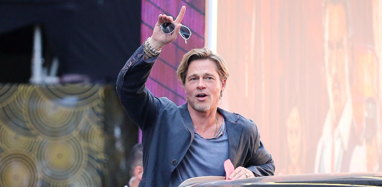 Brad Pitt's Appearance At Formula 1 Grand Prix Angers Racing Fans