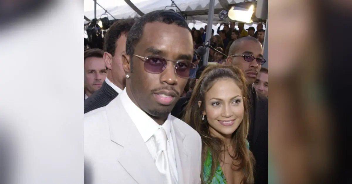 Old photo of Sean 'Diddy' Combs and Jennifer Lopez.