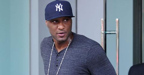 Lamar Odom leaves his hotel in New York City