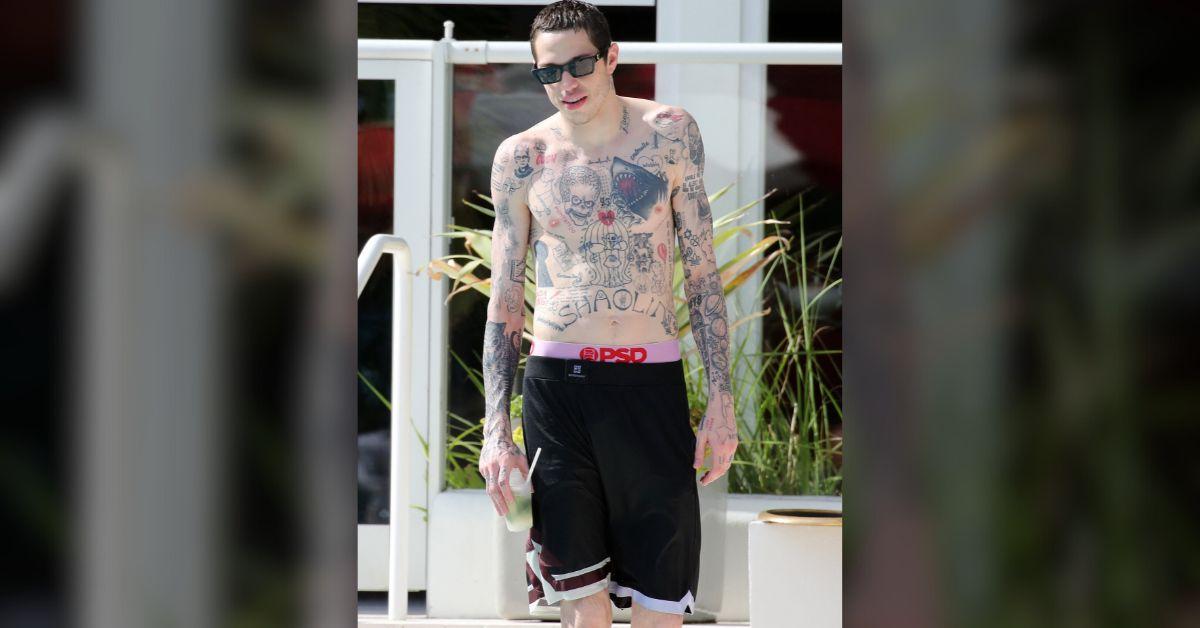 image of Pete Davidson previously opened up about his tattoo plans and removal process.