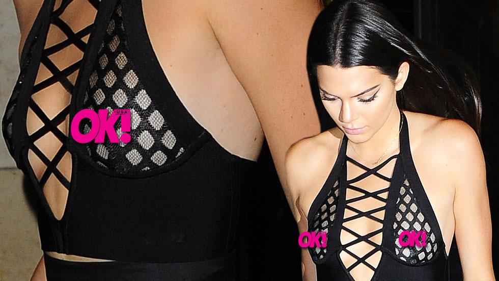 Kendall jenner nip slip paris