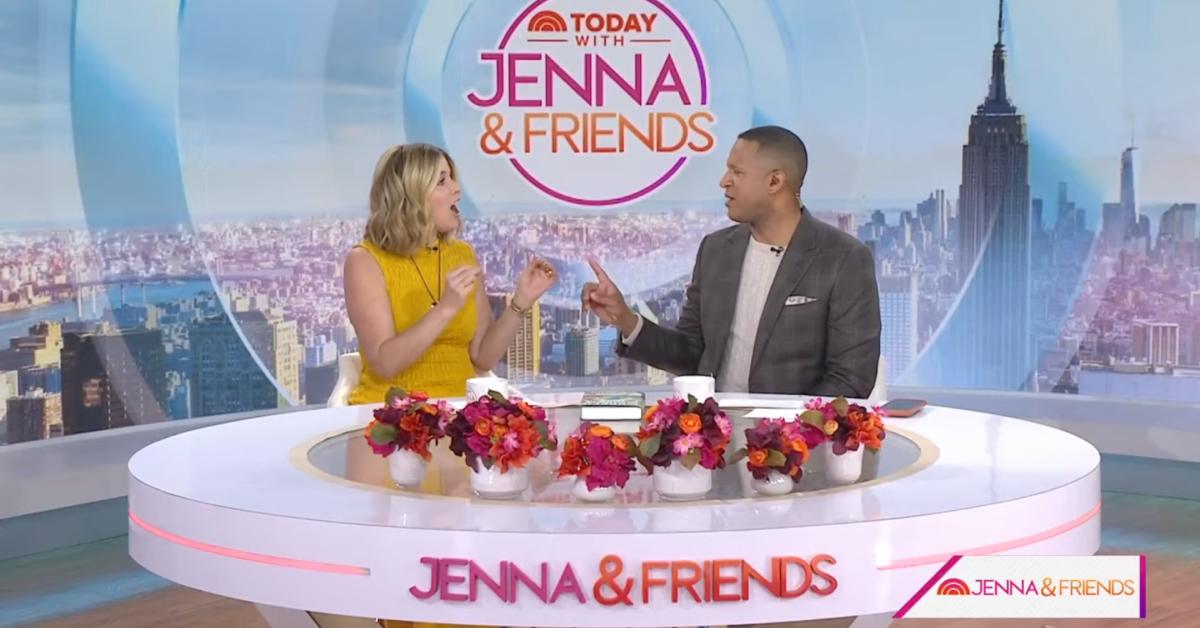 Image of Craig Melvin was shocked to learn that Jennifer Aniston's boyfriend is a 'hypnotist.'