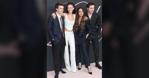 Photo of Cruz Beckham, Nicola Peltz, Victoria Beckham and Brooklyn Beckham