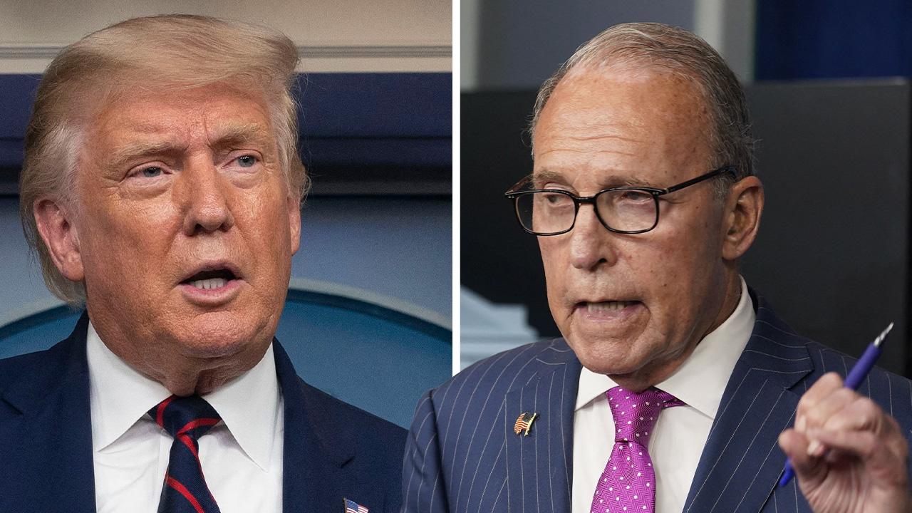 Image of Donald Trump and Larry Kudlow