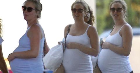 Leighton meester baby bump pregnant photos