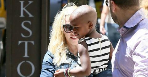 Madonna Adopted Daughters Twins Kabbalah Photos Long