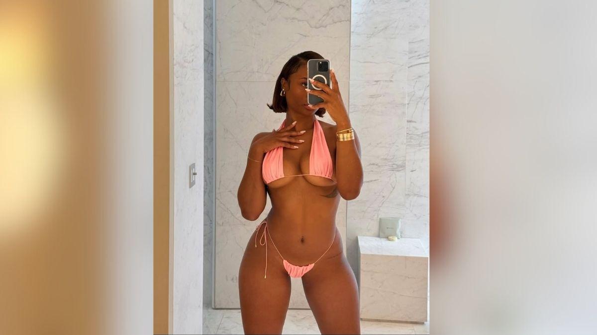 image of 'At my best when tan, fed, and in a bikini,' she captioned a June 2025 carousel.