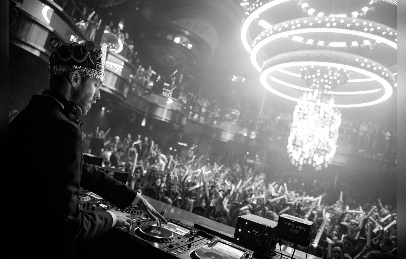 Calvin Harris Celebrates New Year&#8217;s Eve in Las Vegas at OMNIA Nightclub Inside Caesars Palace _ Photo Credit Conor McDonnell