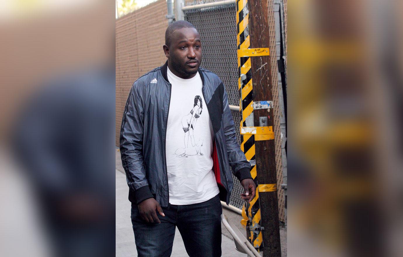 Stand up comedian Hannibal Buress arrives at Jimmy Kimmel Live!