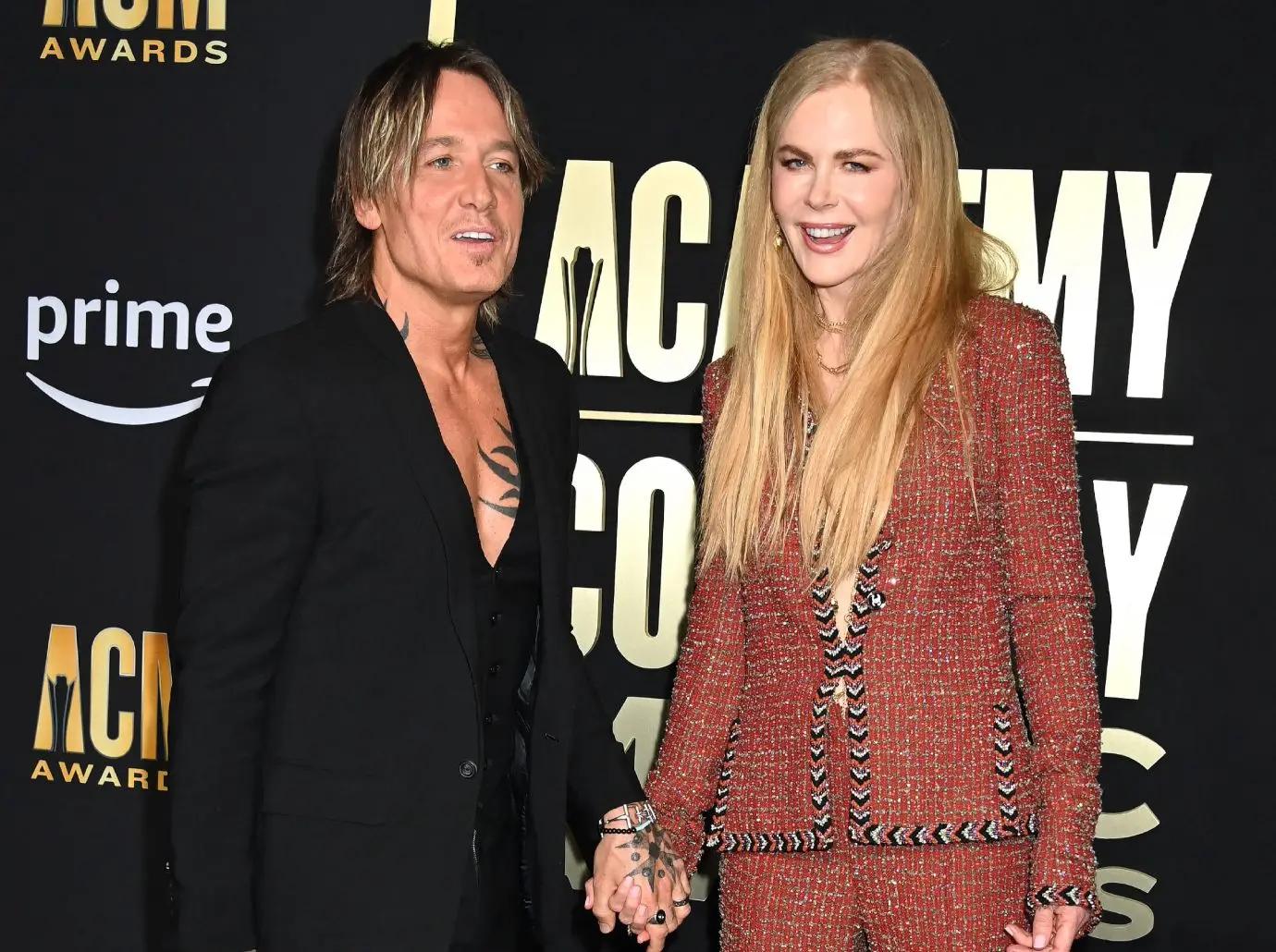 keith urban cmt music awards without wife nicole kidman