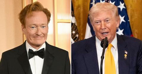 Photo of Conan O'Brien and Donald Trump