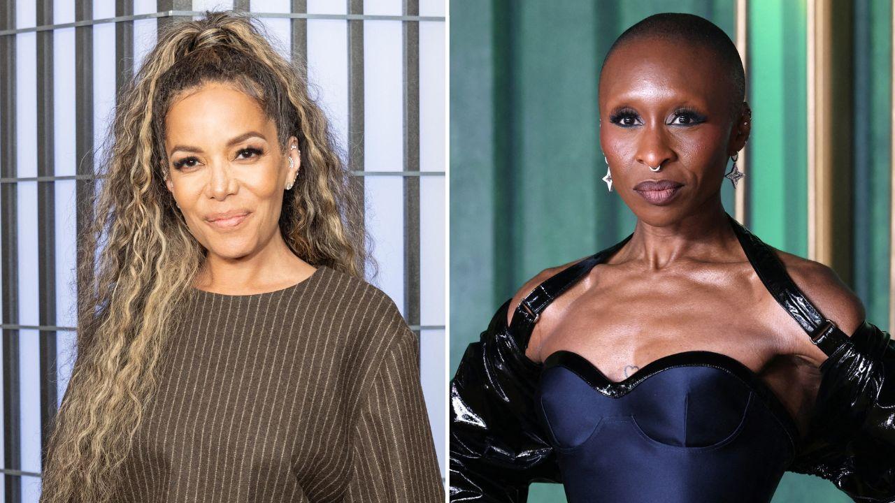 split image of Sunny Hostin and Cynthia Erivo