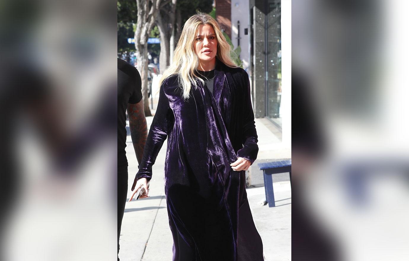 Khloe Kardashian Filming Hides Baby Bump