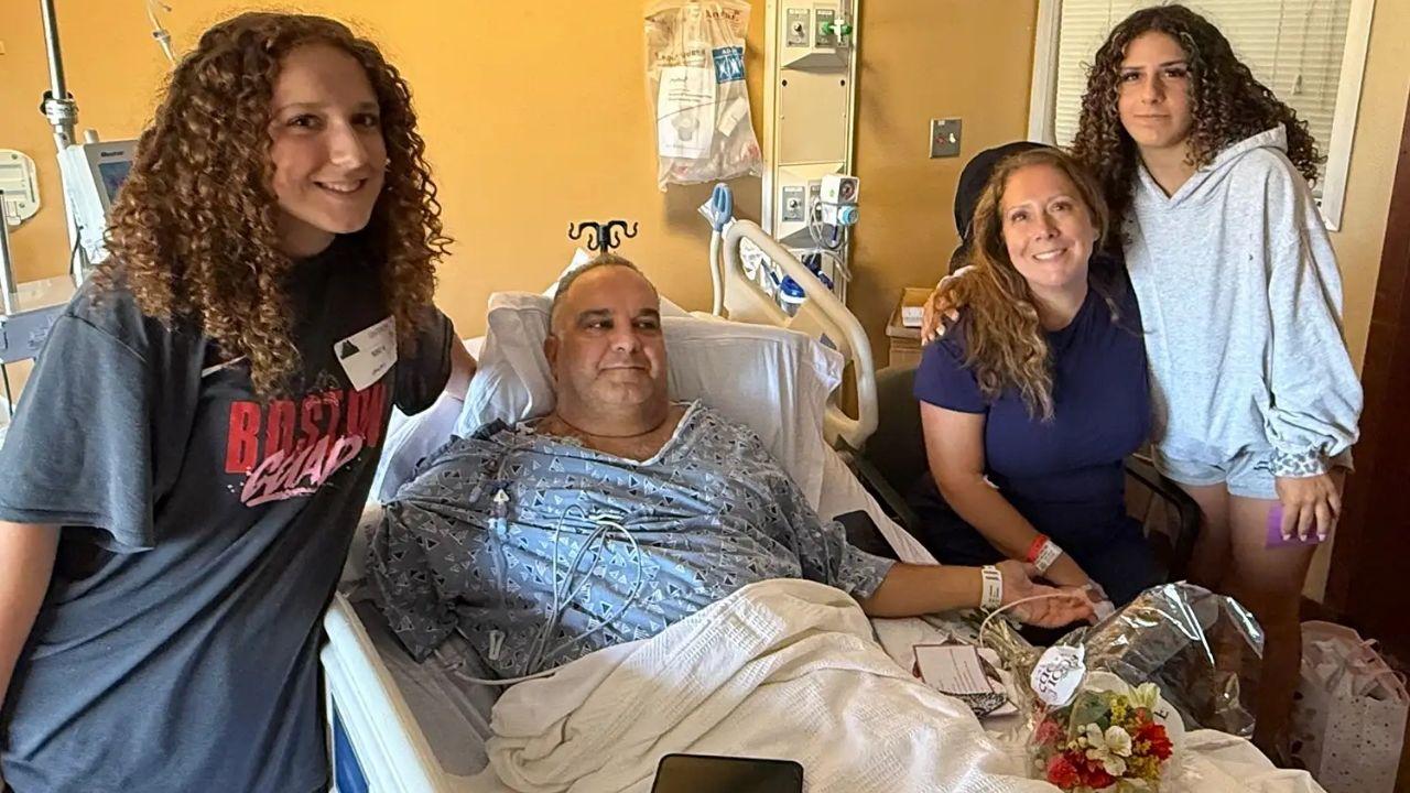 Image of prior to the transplant, the couple had been worried about how dialysis would impact their family and busy lifestyle.