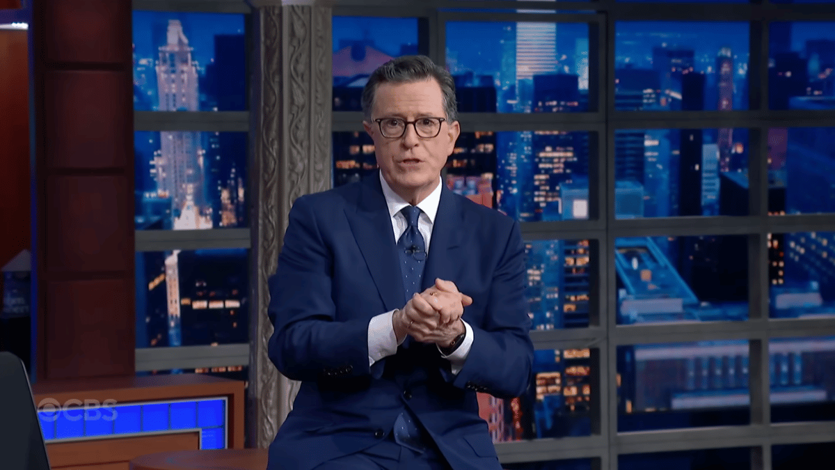 Image of 'Oh no, I hope this doesn’t cost CBS any money,' the comedian teased.