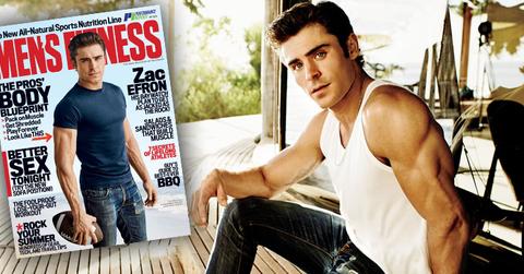 zac efron men's fitness photo shoot