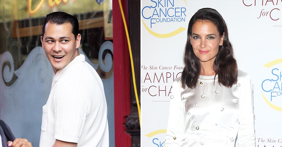 Katie Holmes' Ex Emilio Vitolo Jr. Cozies Up To Mystery Woman