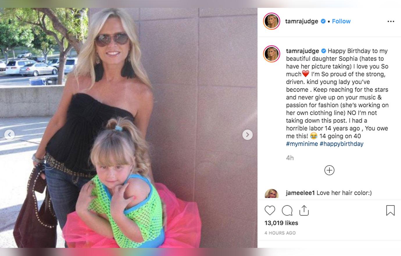 RHOC's Tamra Judge talks about estranged daughter Sidney