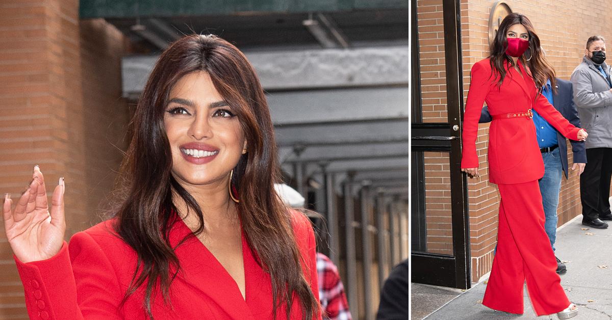 priyanka chopra exits the view television taping