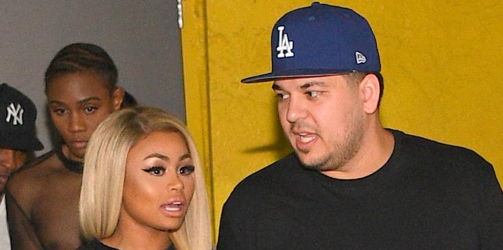 Blac Chyna &amp; Rob Kardashian Visit Onyx Nightclub