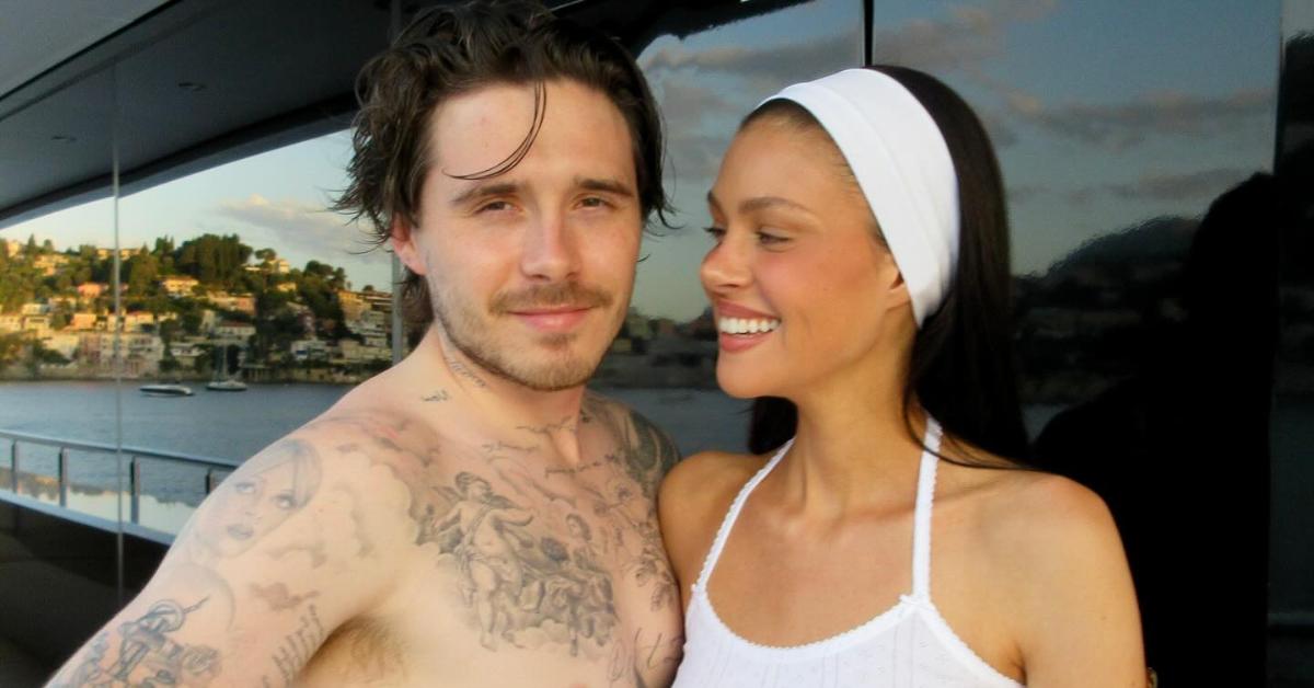 Image of Brooklyn Beckham and Nicola Peltz recently renewed their vows.